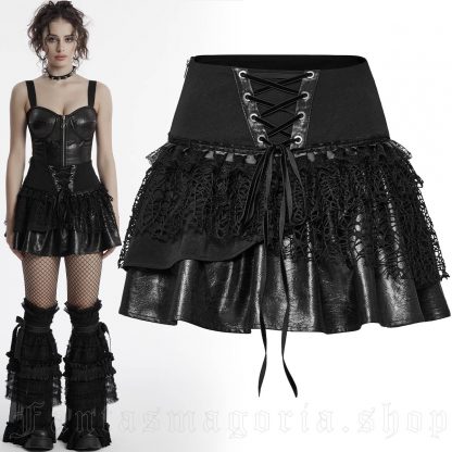 Punk Rave Rogue Doll Mini Skirt