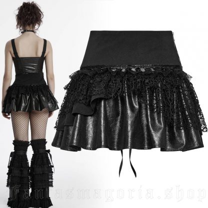 Punk Rave Rogue Doll Mini Skirt – Bild 2