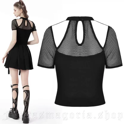 Dark in Love Techno Trap Top – Bild 2