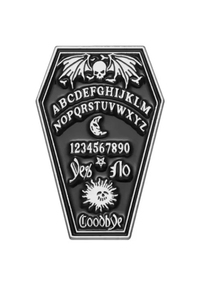 Easure Ouija Coffin Pin