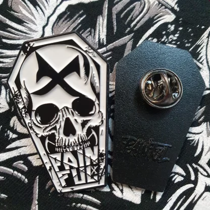 Painful Coffin Pin