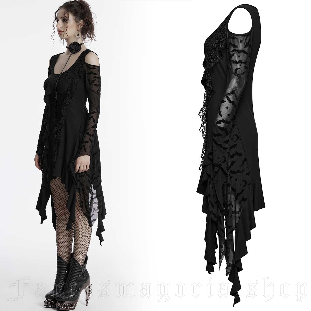 Punk Rave Romantic Dystopia Dress – Bild 3
