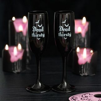 Dead Thirsty Champagne Flutes (2 Stk.)