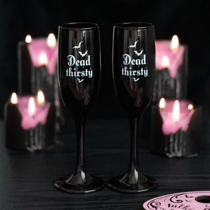 Dead Thirsty Champagne Flutes (2 Stk.)