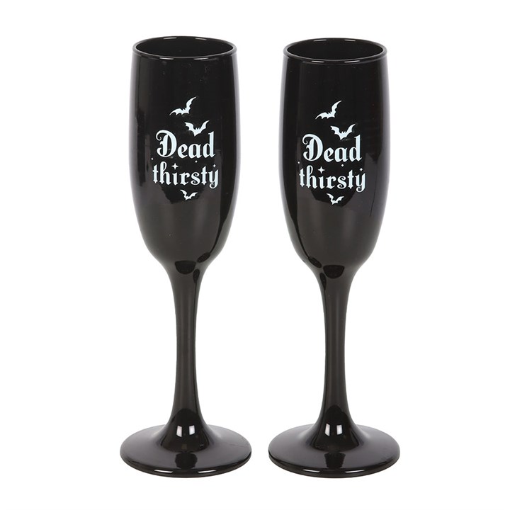 Dead Thirsty Champagne Flutes (2 Stk.) – Bild 2
