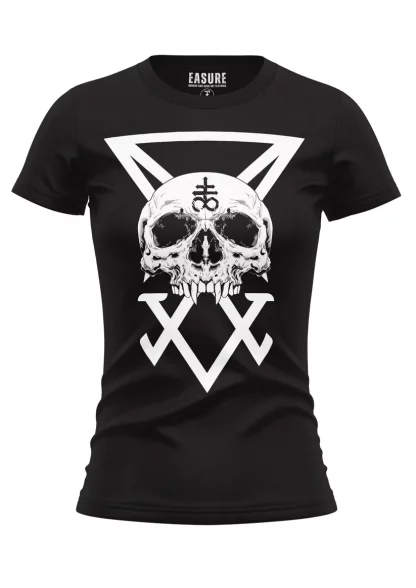 Easure Sigil Skull Girlie T-Shirt