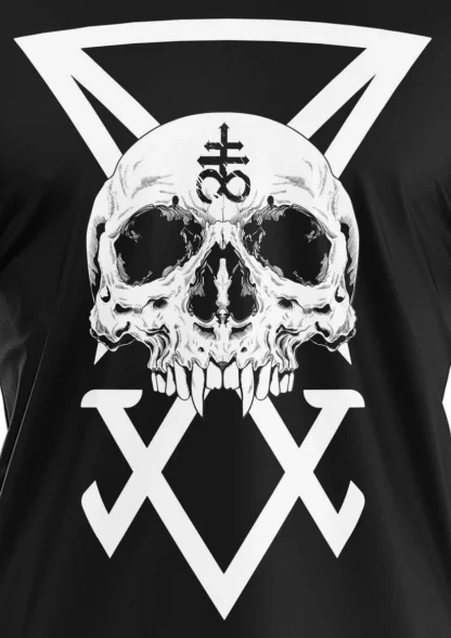 Easure Sigil Skull Girlie T-Shirt – Bild 2