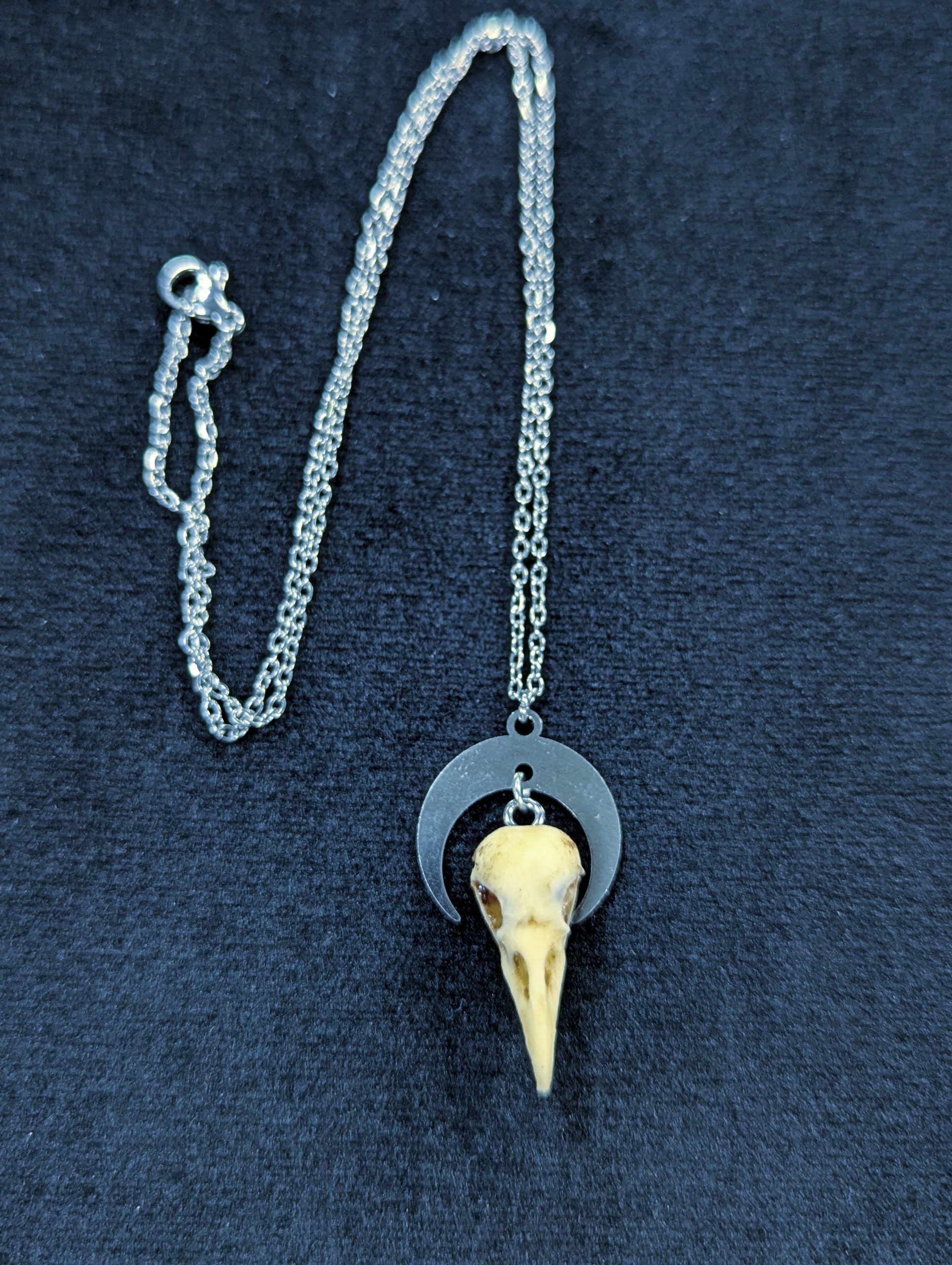 Mystery Creation Necklace Raven Moon natur – Bild 2