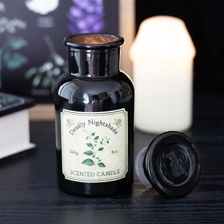 Deadly Nightshade Apothecary Candle