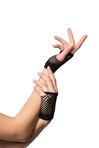 Short Fishnet Gloves (Paar) 3 Farben