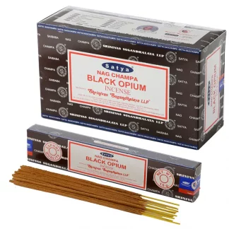 Satya Black Opium Nag Champa Incense Sticks