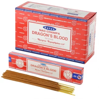 Satya Dragons Blood Nag Champa Incense Sticks