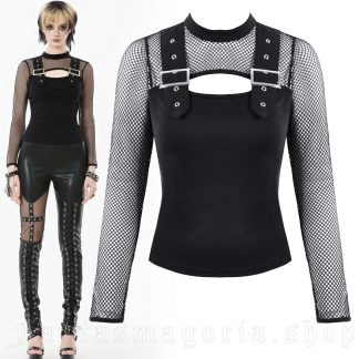 Dark In Love Blackout Net Longsleeve