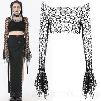 Dark In Love Chasm Mesh Top