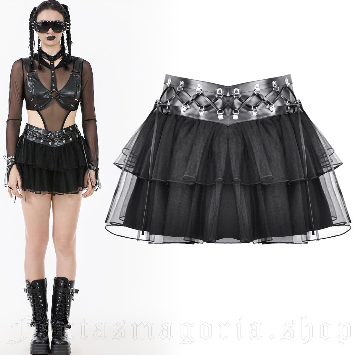 Dark In Love Raverie Skirt