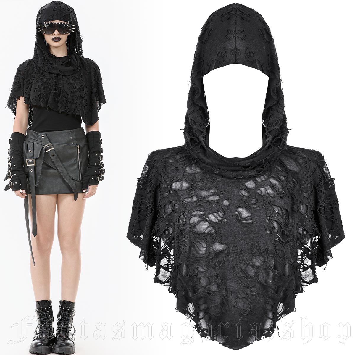 Dark In Love Witchcraft Hooded Capelet