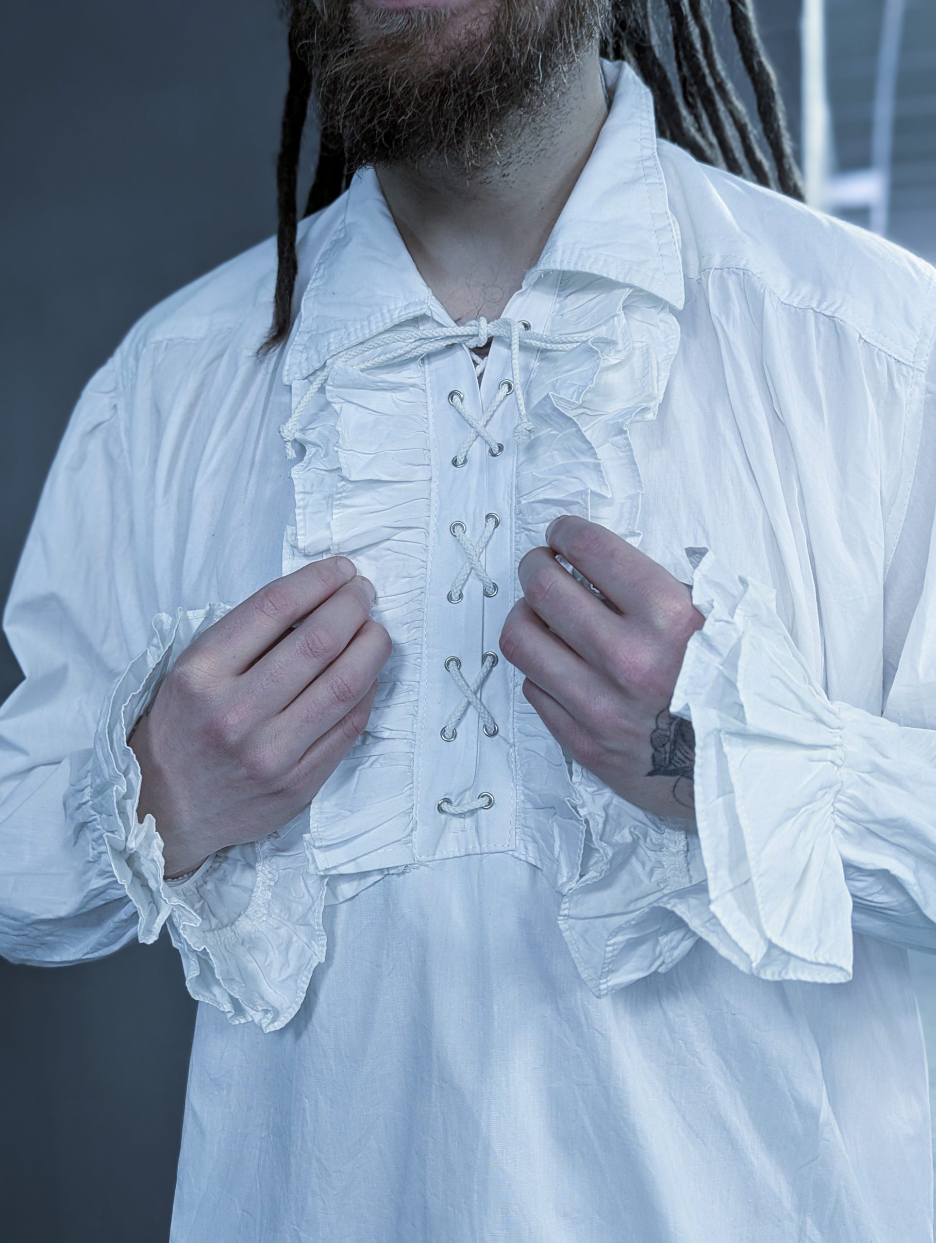 Edward White Ruffle Shirt – Bild 2