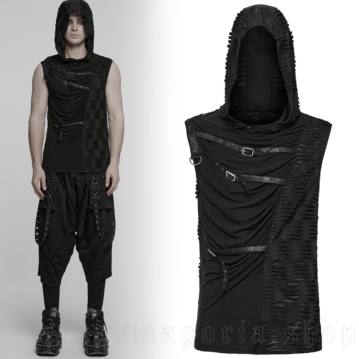 Punk Rave Chaos Crew Top