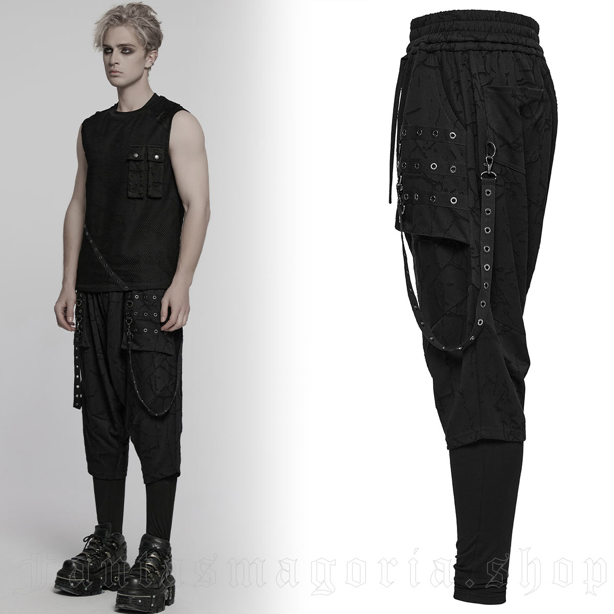 Punk Rave The Sands of Neptune Jogger Pants – Bild 3