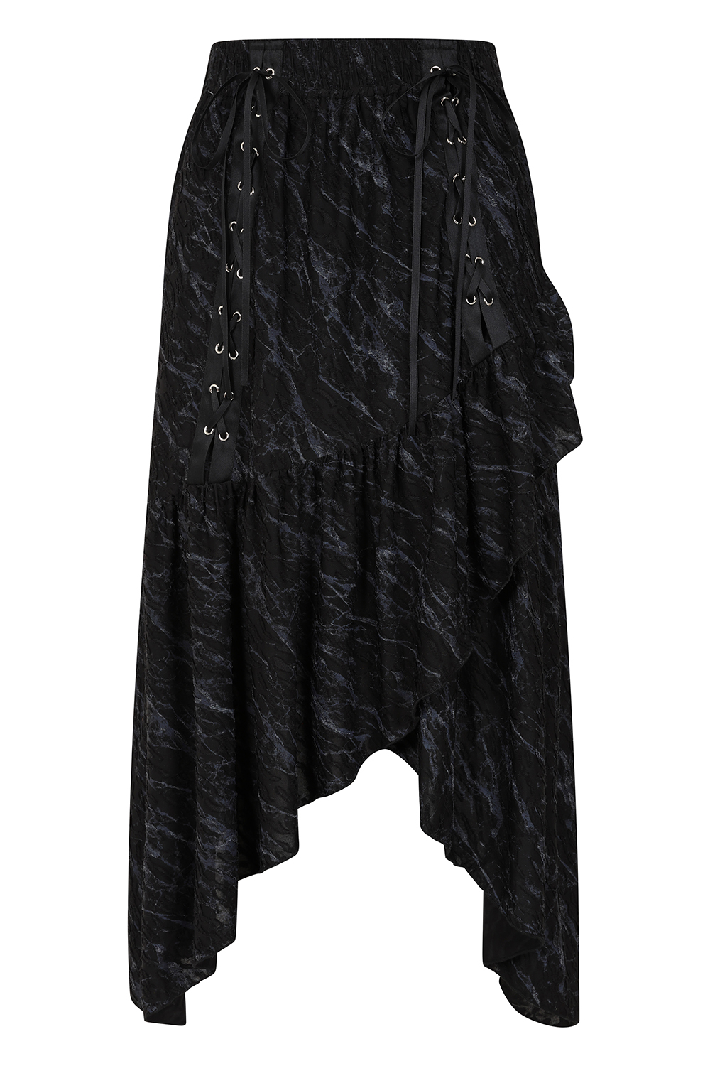 Banned Dark Angel Lace Up Skirt - Image 3