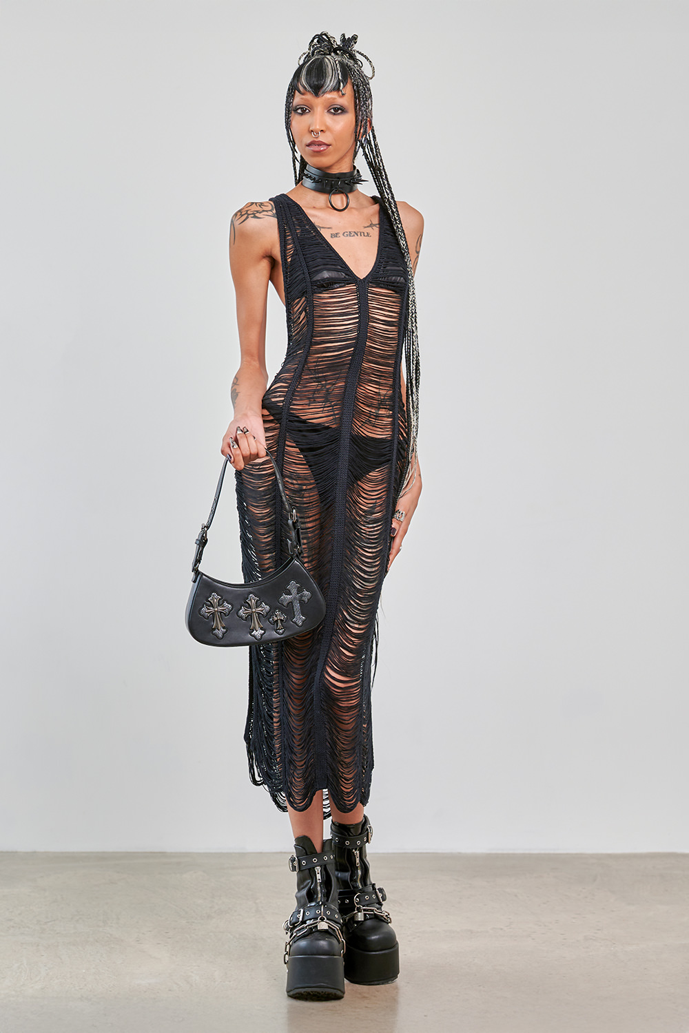 Banned Midnight Threads Dress – Bild 2