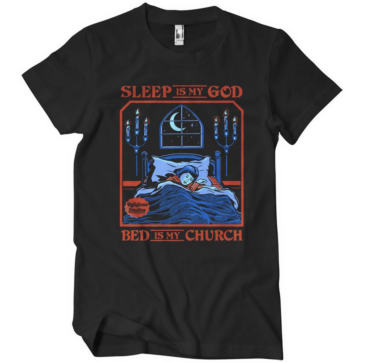 Sleep Is My God, Bed Is My Church T-Shirt