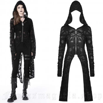 Dark In Love Decadent Dreamer Zip-up Cardigan