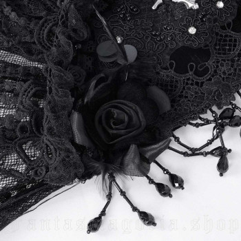 Devil Fashion Gothic Palace Lace Veil - Image 4