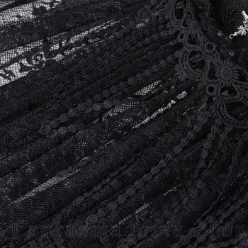 Devil Fashion Gothic Palace Lace Veil - Image 5