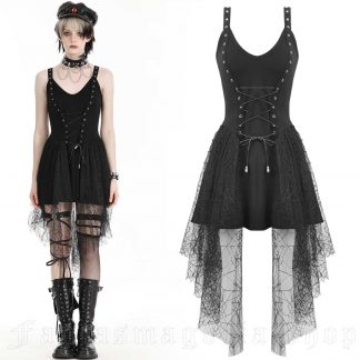 Dark In Love Witch's Web Sleeveless Dress