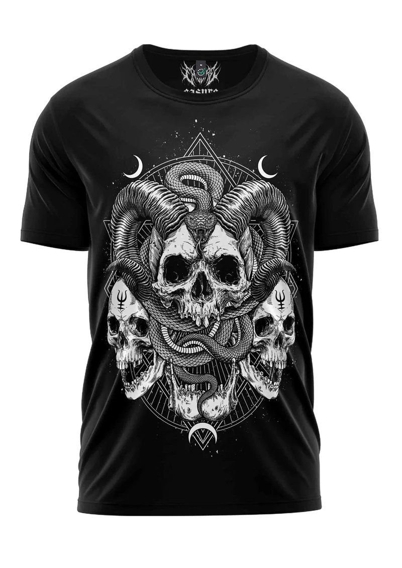 Easure Skull Snake Shirt