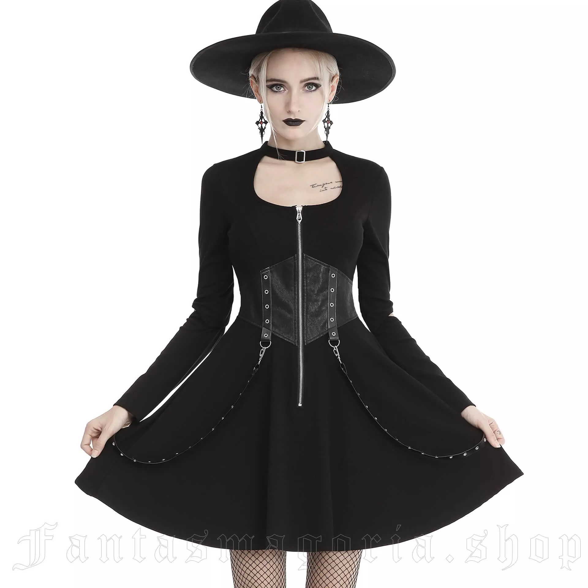 Dark In Love Abyss of Time Dress – Bild 3