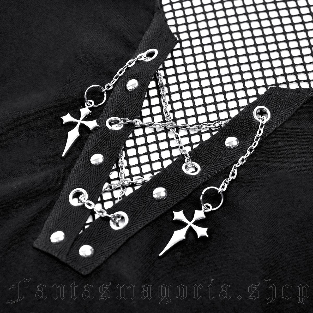Dark In Love Mesh Hunter Top – Bild 5