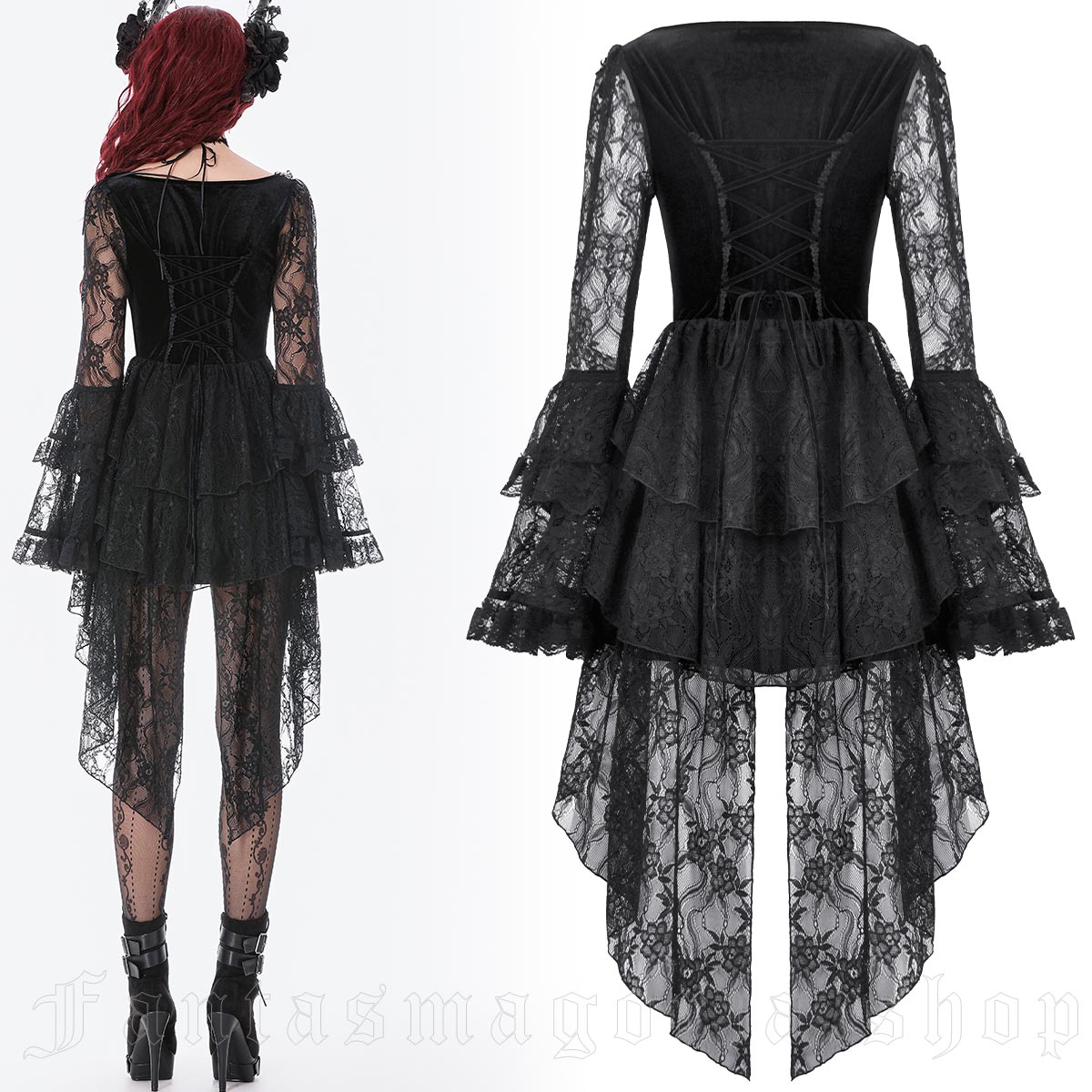 Dark In Love Mourning Princess Dress – Bild 2