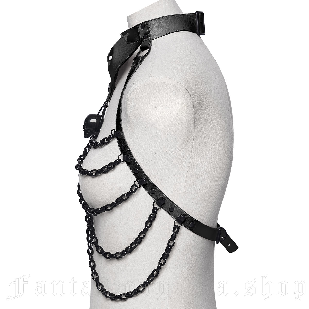 Punk Rave Demon Darling Chained Harness - Image 3