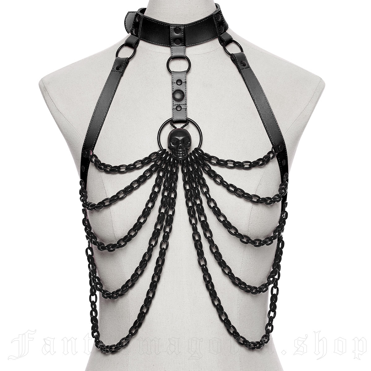 Punk Rave Demon Darling Chained Harness - Image 4