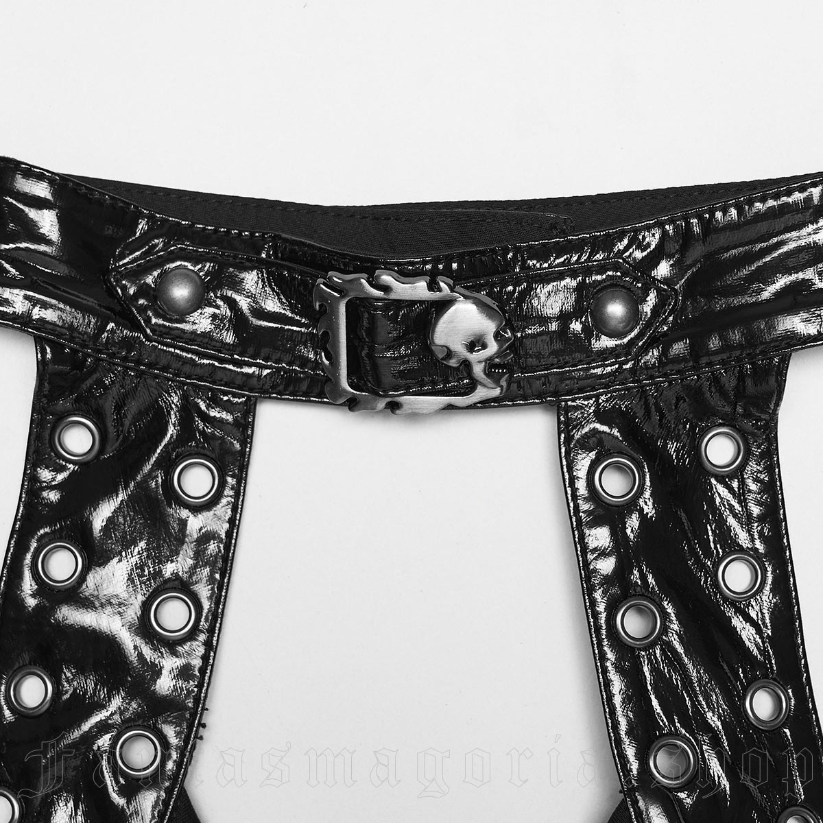 Punk Rave Mistress Mayhem PVC Top - Image 4