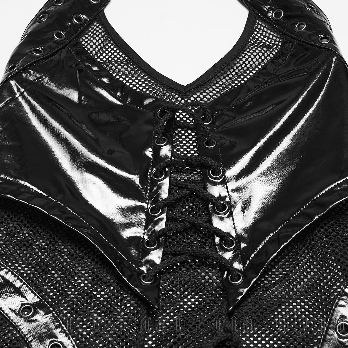 Punk Rave Mistress Mayhem PVC Top - Image 6