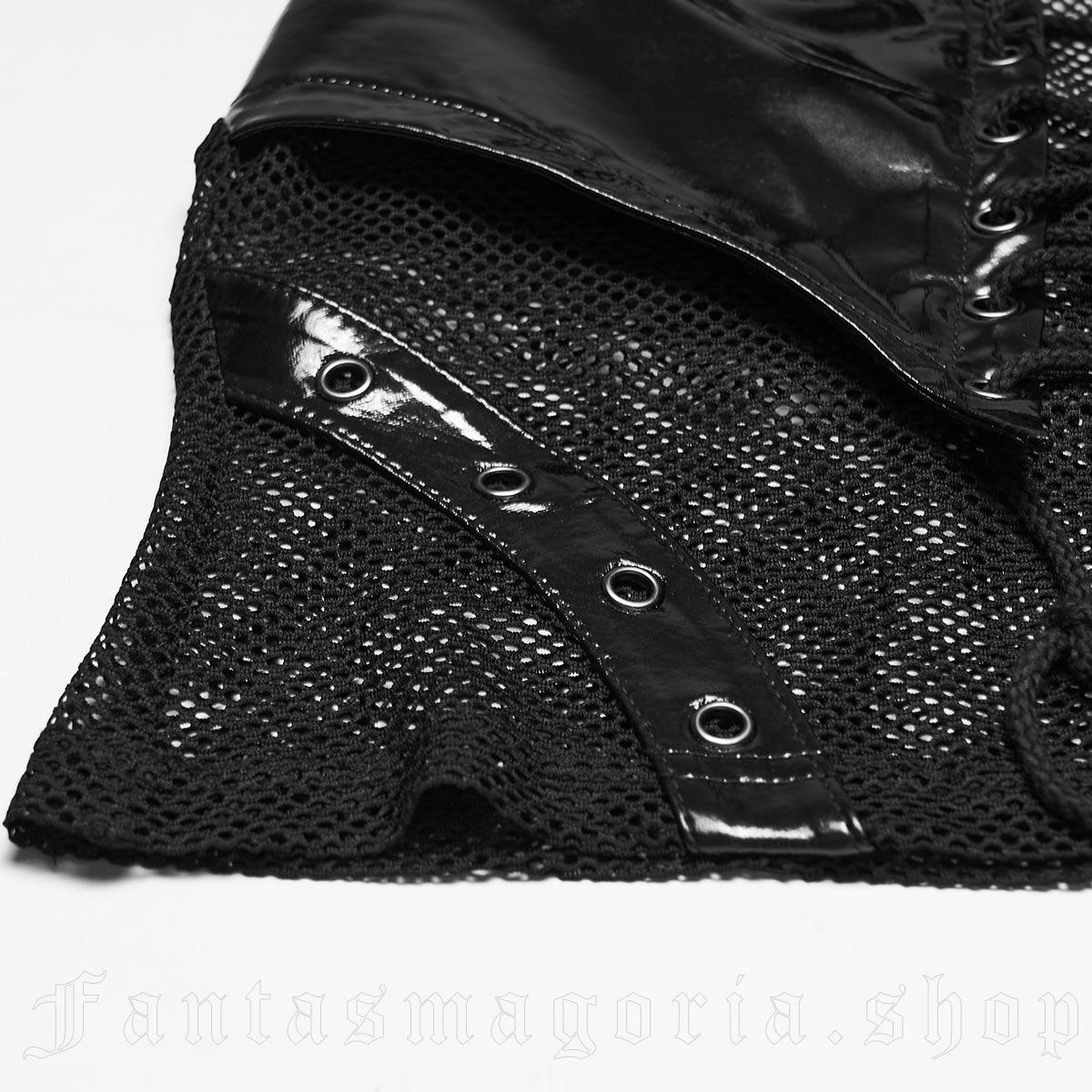 Punk Rave Mistress Mayhem PVC Top - Image 7