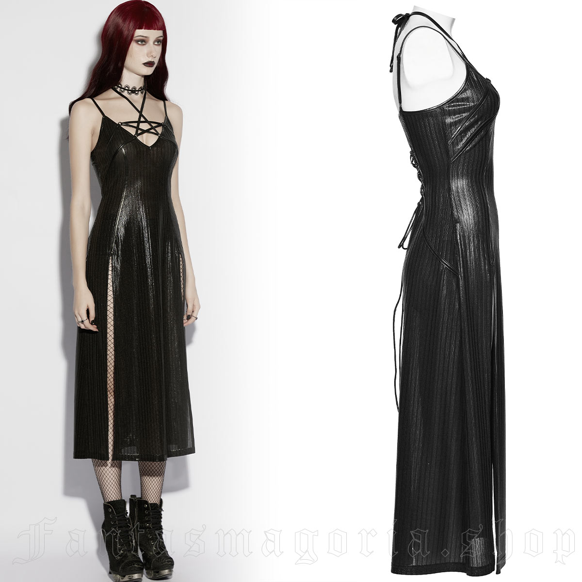 Punk Rave Night's Shimmer Dress – Bild 3