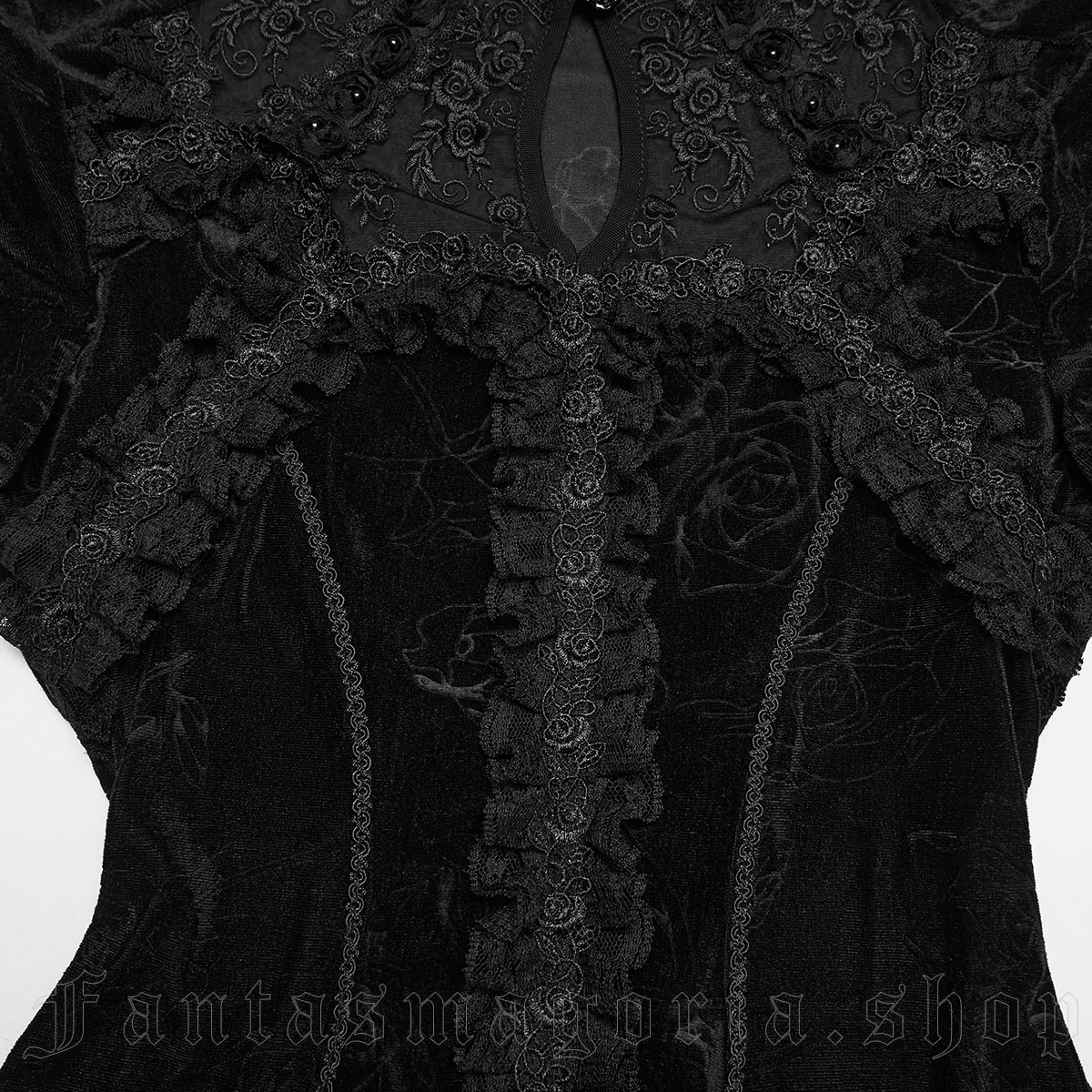 Punk Rave Roses Rhapsody Top - Image 7