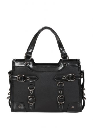 Banned Black Ledger Satchel Bag