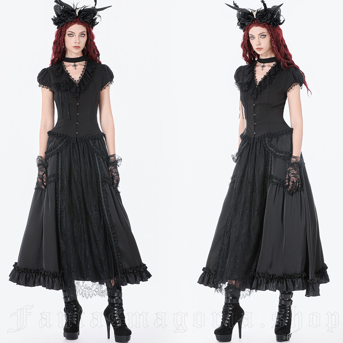 Dark In Love Royal Elegy Skirt – Bild 2