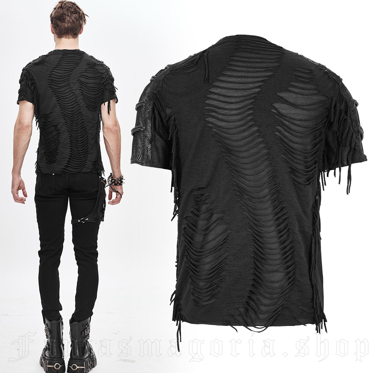 Devil Fashion Destroyer Post Apocalyptic T-Shirt - Image 2