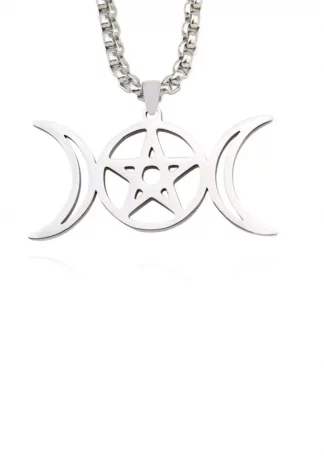 Easure Triple Moon Necklace