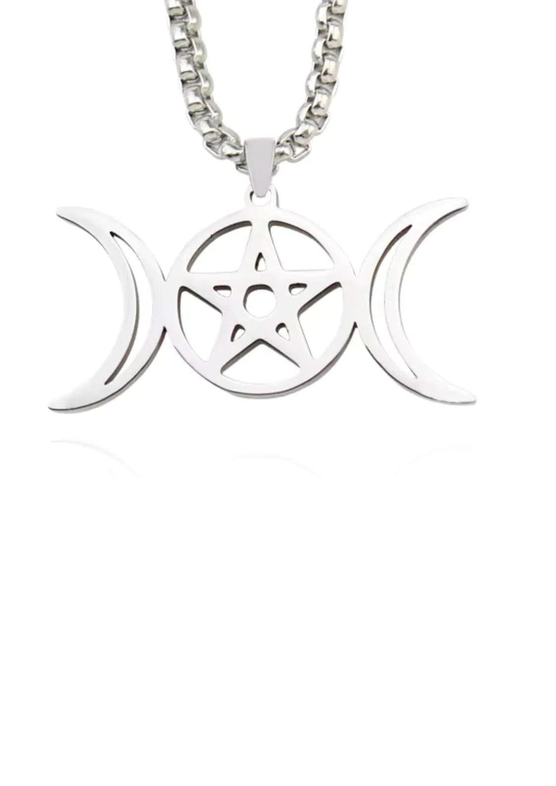 Easure Triple Moon Necklace