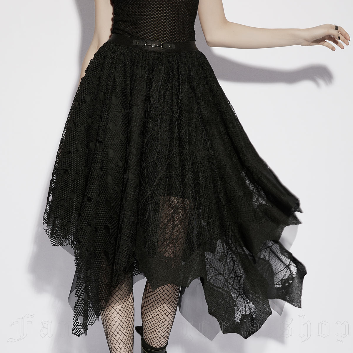 Punk Rave Widow Web Skirt – Bild 3