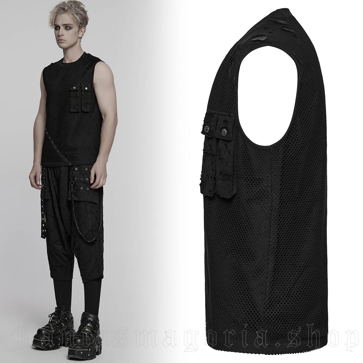 Punk Rave Fallout Ashes Top - Image 3