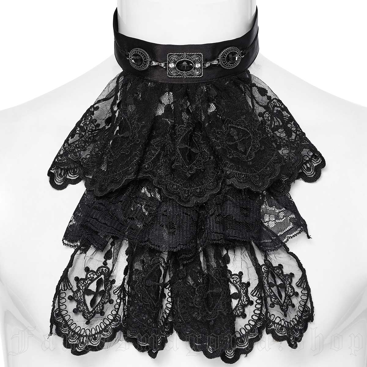 Punk Rave Silvanus Black Jabot – Bild 3