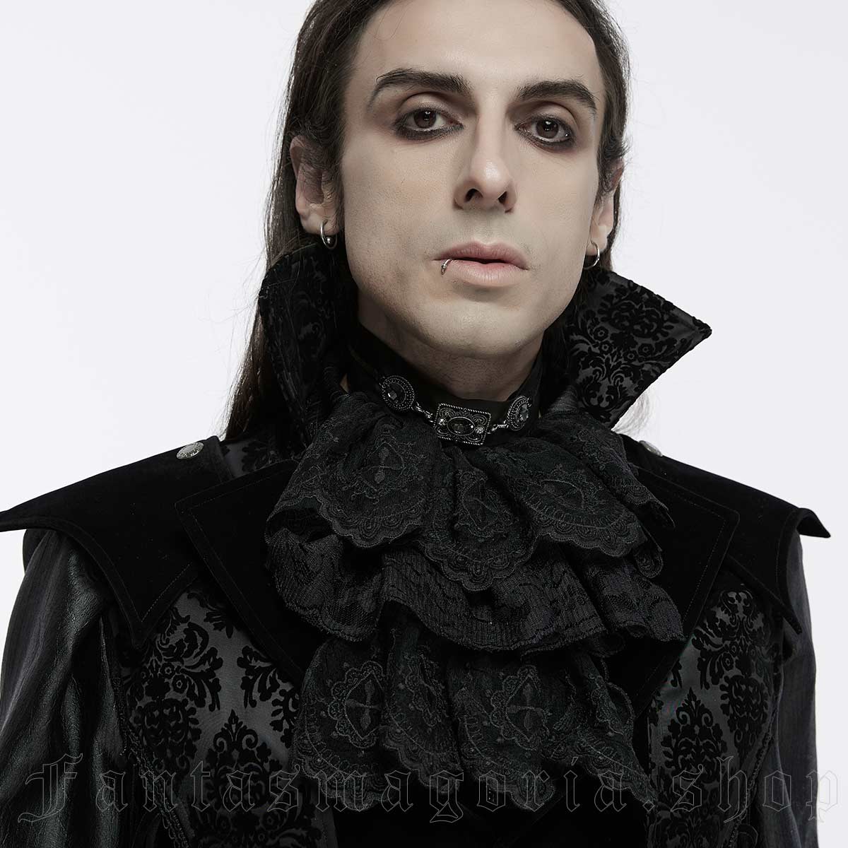 Punk Rave Silvanus Black Jabot – Bild 2